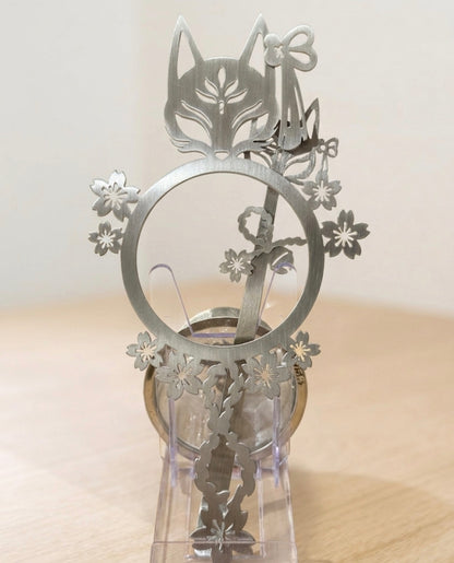 Ornate Fox Matcha Accessory Set