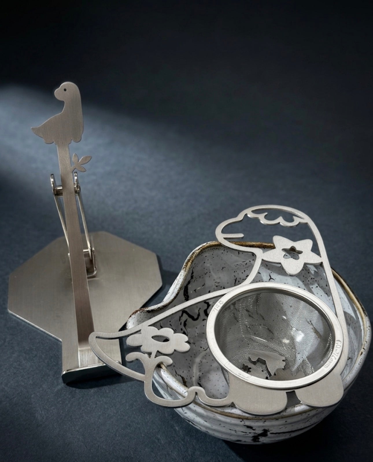 Stainless Steel Matcha Spoon & Tool Stand